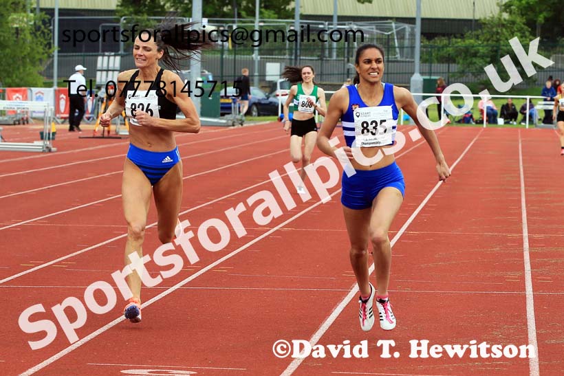 Women and Girls 400 metres, 2022 North Eastern Track and Field Champs., Middlesbrough. David T. Hewitson/Sports for All Pics